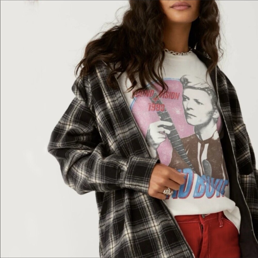 Daydreamer Cream David Bowie Graphic Short Sleeve Tee